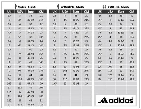 adidas vs nike größe|Nike to Adidas conversion chart.